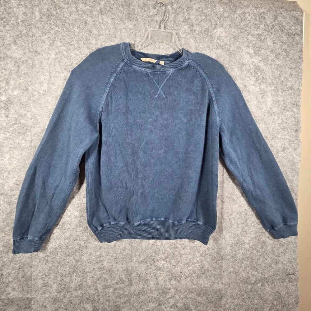 Paradise Collection Women's Long Sleeve Pullover Sweatshirt Blue Size L